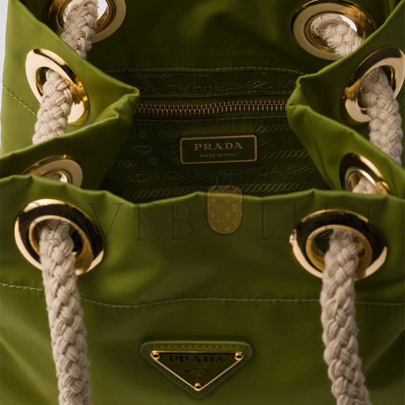 Pra*a mariner re-nylon small bucket bag 1be082 (28*23.5*16.8cm)